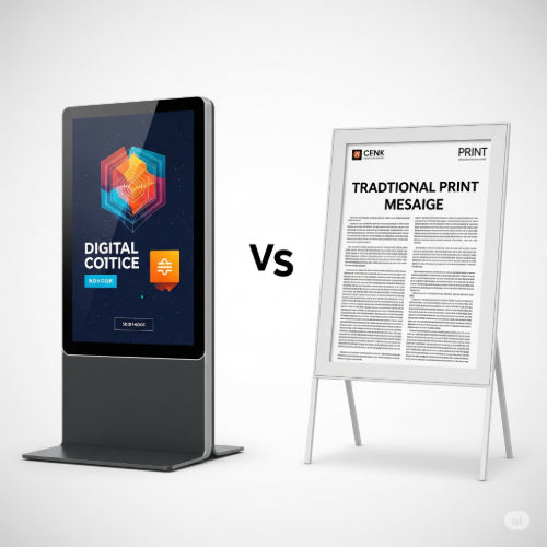 Digital Signage vs. Print Signage: Pros and Cons for Your Business