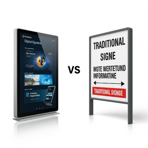 Digital Signage vs. Traditional Signage: Which is Better for Your Business?