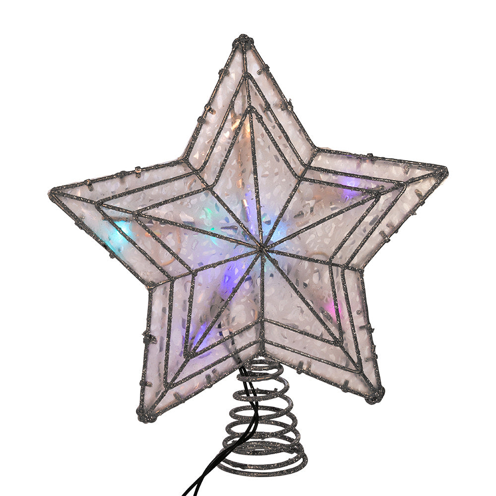 10-Light Color-Changing Star LED Treetop