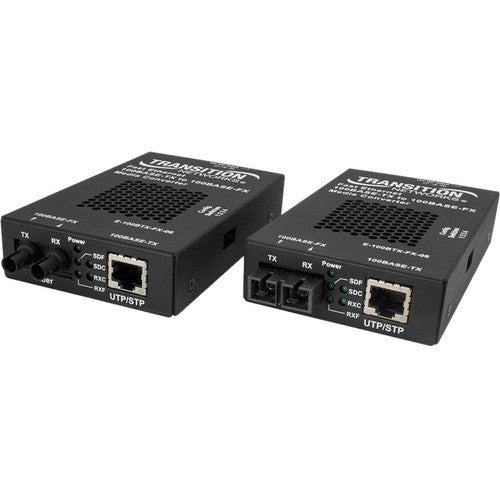 100BASE-TX RJ-45 TO 100BASE-FX, MM LC W/ -NA POWER SUPPLY