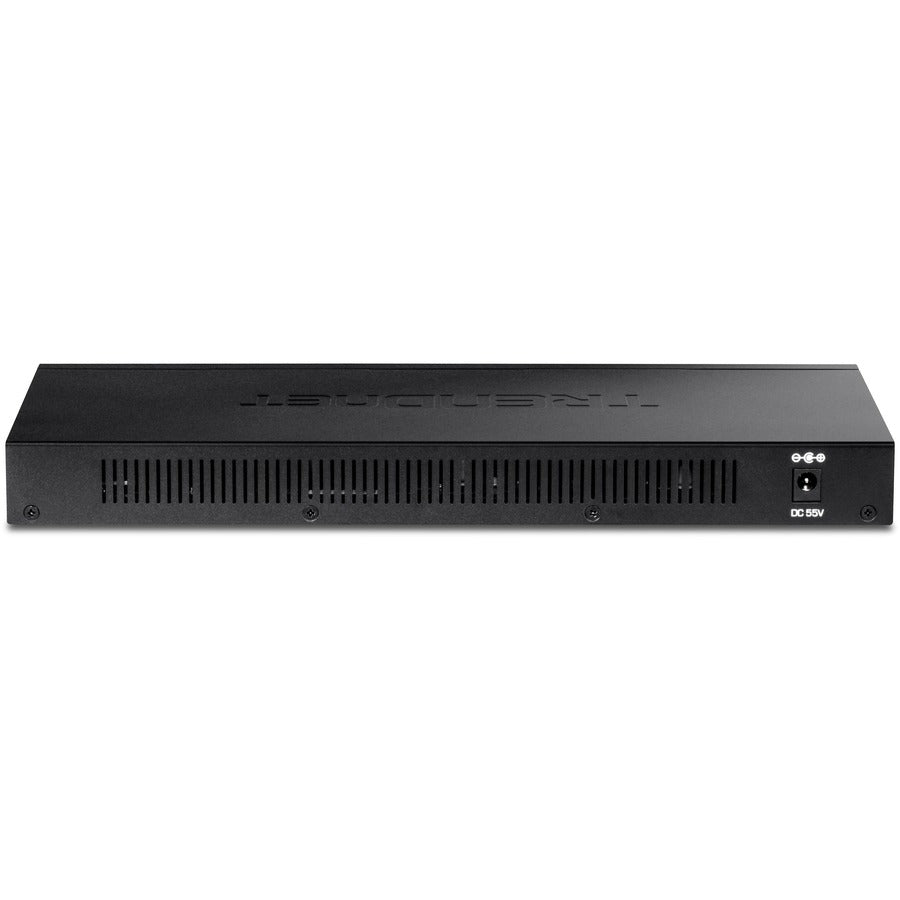 16 Port PoE Switch - TRENDnet TPE-TG161H Gigabit PoE+ Unmanaged Fanless Switch | TecISoft
