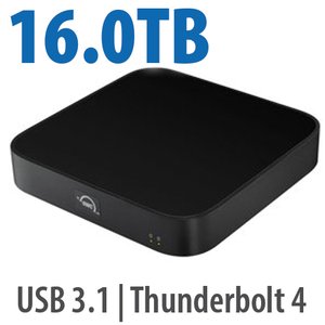 16.0TB (8.0TB HDD + 8.0TB NVMe) OWC miniStack STX Stackable Storage and Thunderbolt