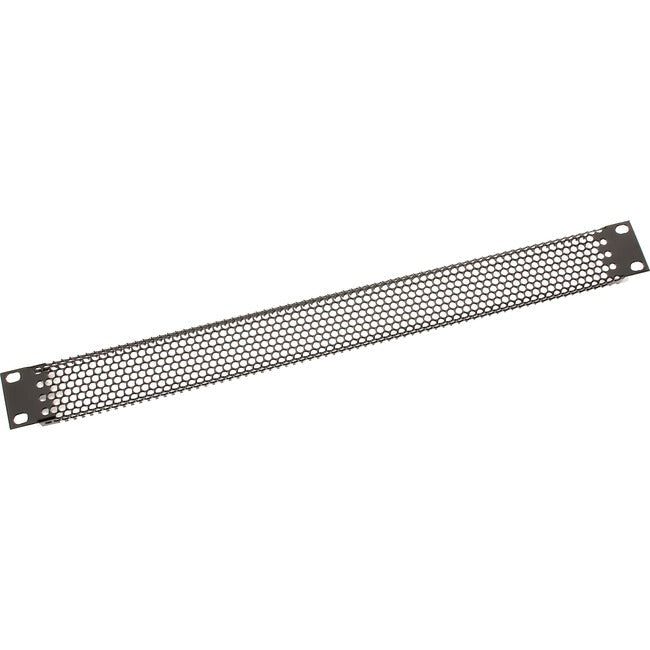 19" It Rackmount Vented Panel - 1U, Black, Gsa, Taa
