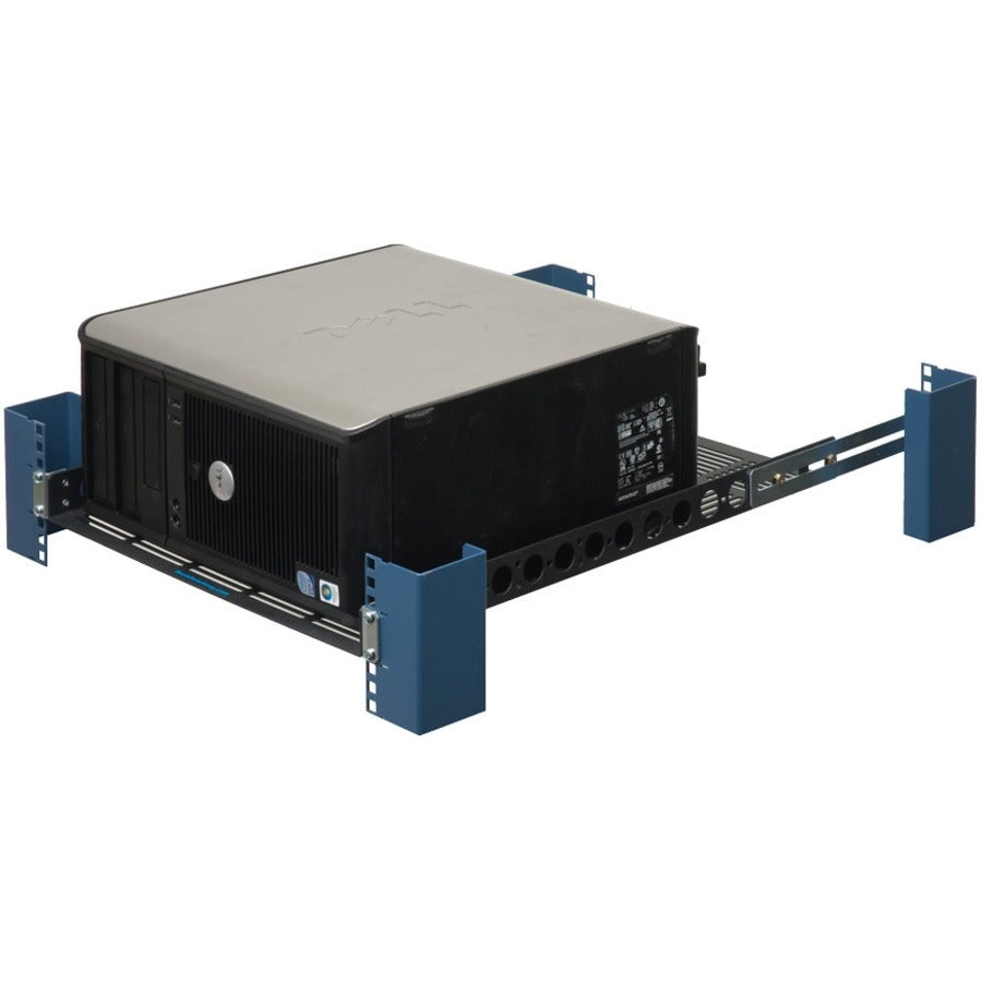 1U 28In Universal Fixed Shelf,150 Lb Capacity 4Post/2Post