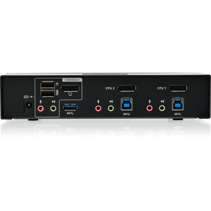 2-Port DisplayPort KVMP Switch - IOGEAR GCS1932 4K USB 3.0 Hub | TAA Compliant