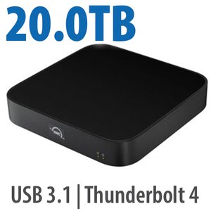 20.0TB (16.0TB HDD + 4.0TB NVMe) OWC miniStack STX Stackable Storage and Thunderbolt
