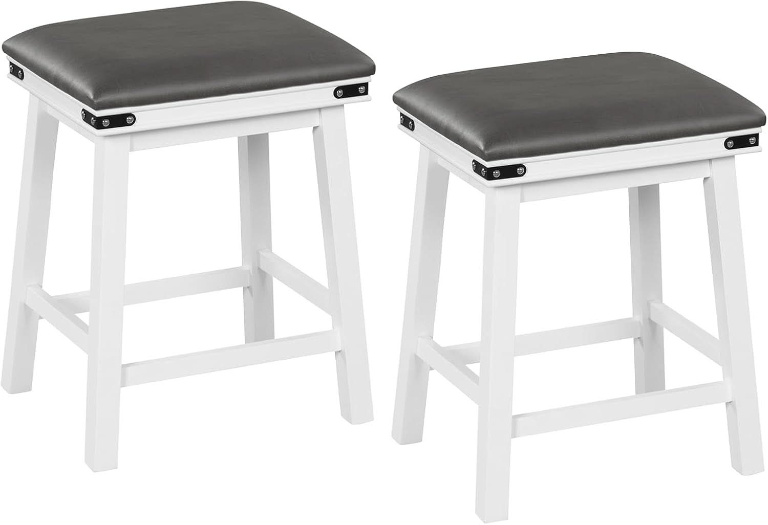 24 Inch Counter Height Bar Stools Set of Two