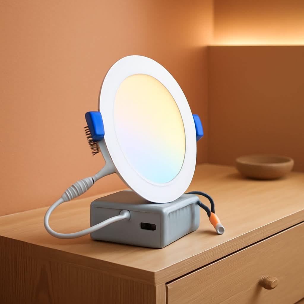 24 Pack 6 Inch LED Recessed Ceiling Light With Junction Box 5CCT Adjustable Dimmable Downlight