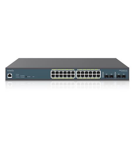 24-Port Gigabit PoE+ Switch with 410W Bu