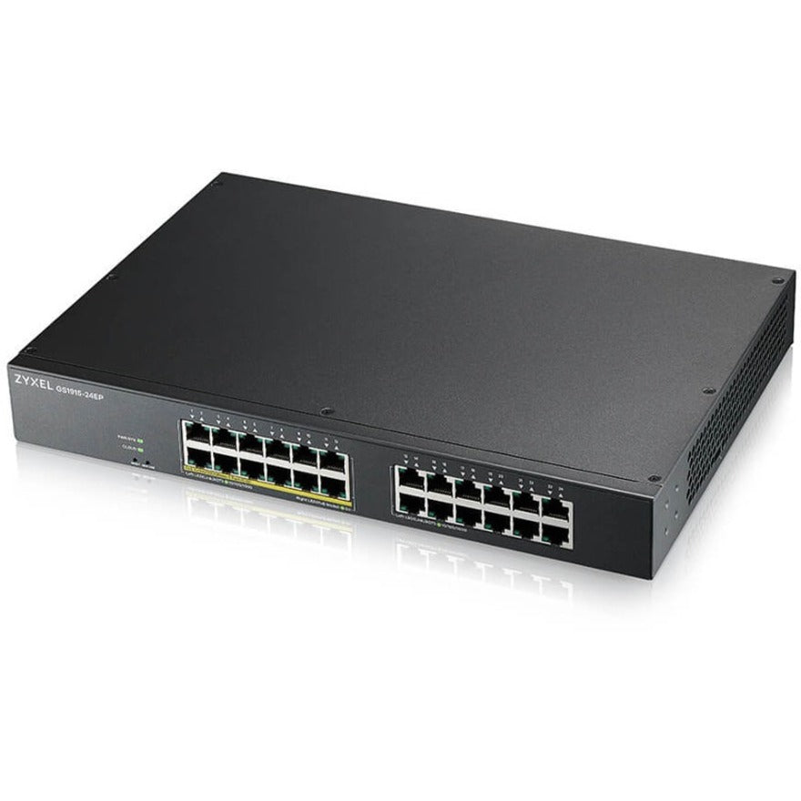 24 Port PoE Switch - ZYXEL GS1915-24EP Smart Managed Switch | TecISoft