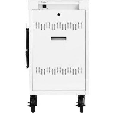 24-Unit Charging Cart - Bretford Mini Cube Arctic White | TechSoft TVCM24PAC-AW