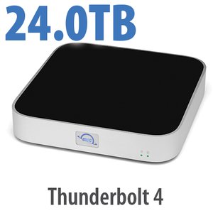 24.0TB (16.0TB HDD + 8.0TB NVMe) OWC miniStack STX Stackable Storage and Thunderbolt