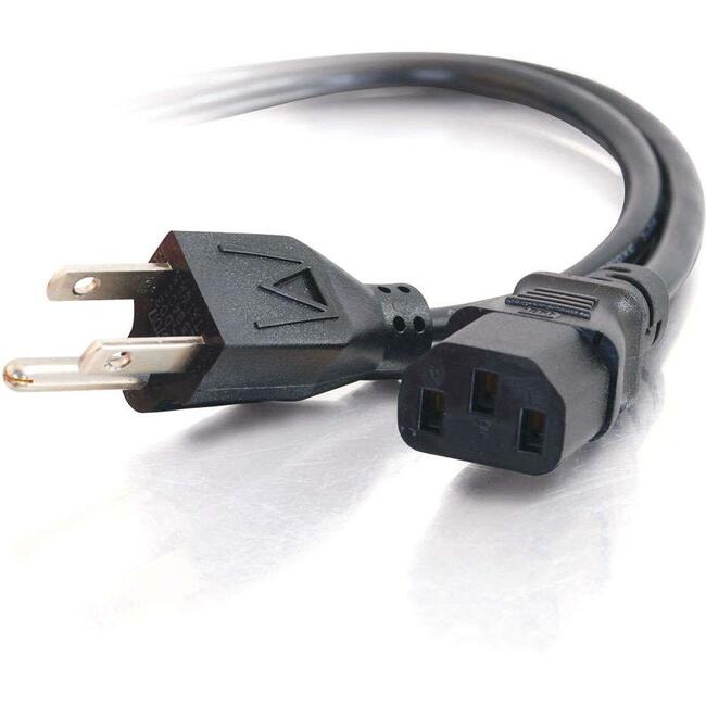 2Ft 16 Awg Universal Power Cord (Nema 5-15P To Iec320C13)