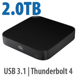 2.0TB (NVMe) OWC miniStack STX Stackable Storage and Thunderbolt Hub Xpansion
