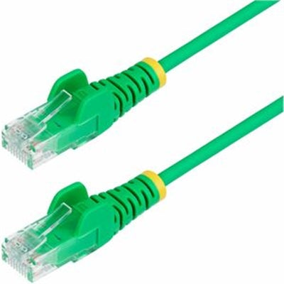 30ft Green Slim CAT6 Ethernet Cable, Snagless, 100W PoE