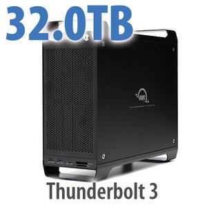 32.0TB (8x4.0TB HDD) ThunderBay Flex 8 Thunderbolt 3 Storage Solution with Hardware
