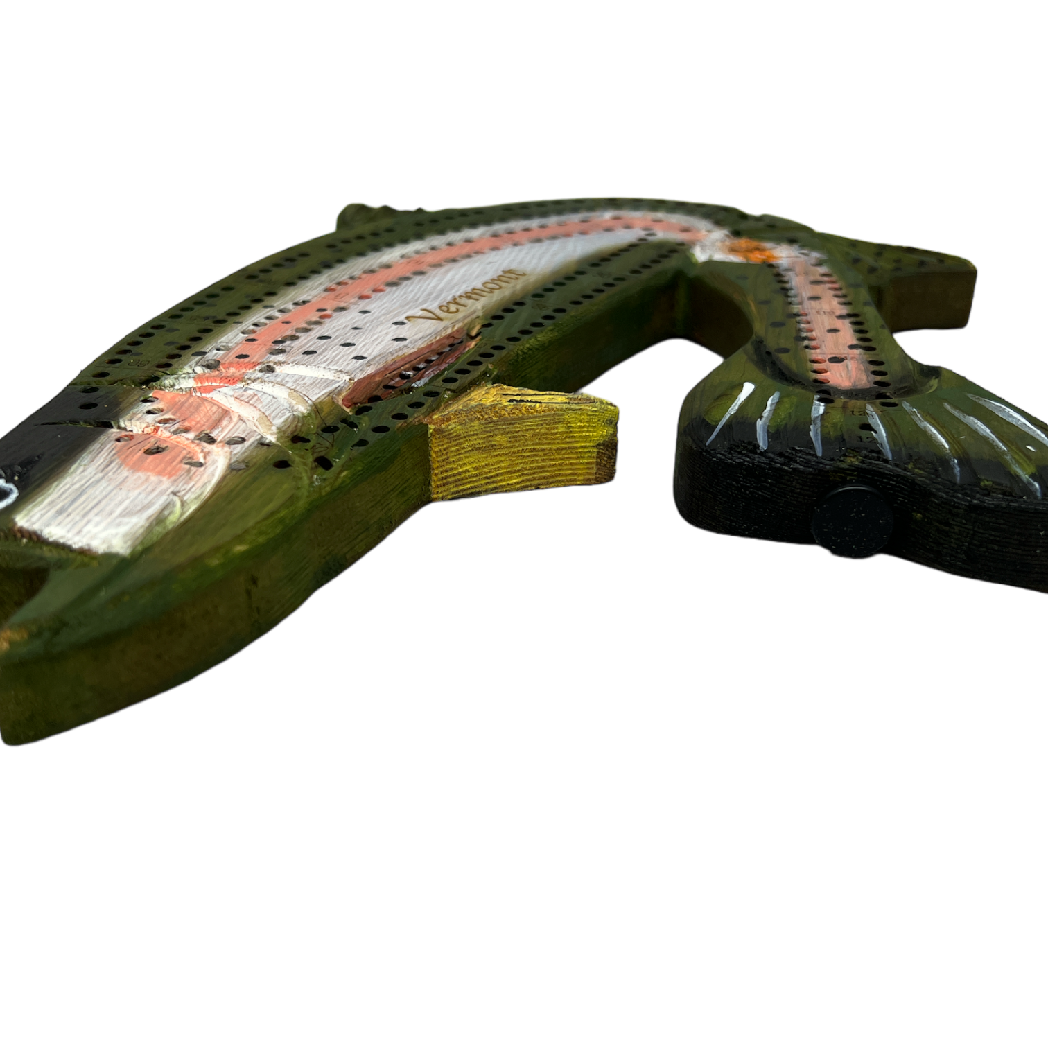 3D Rainbow Trout Cribbage Board