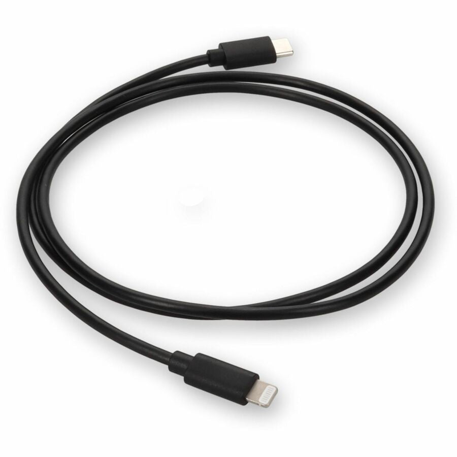 3ft (1m) USB-C 3.1 to Lightning Cable Male to Male Black TPE Cable USBC2LGTTPE1M