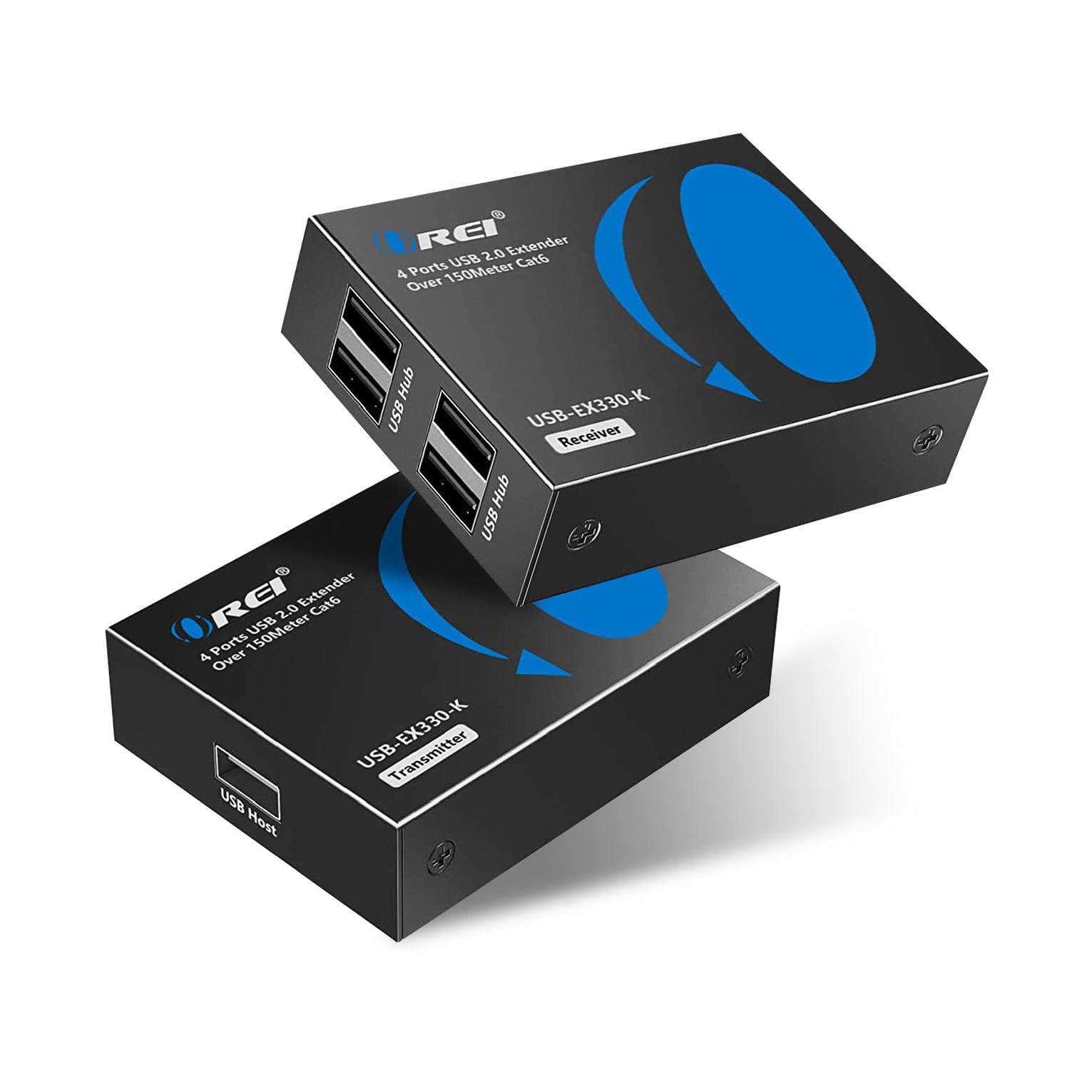 4 Port USB Extender Over CAT 6 Up To 330 Feet (USB-EX330-K)