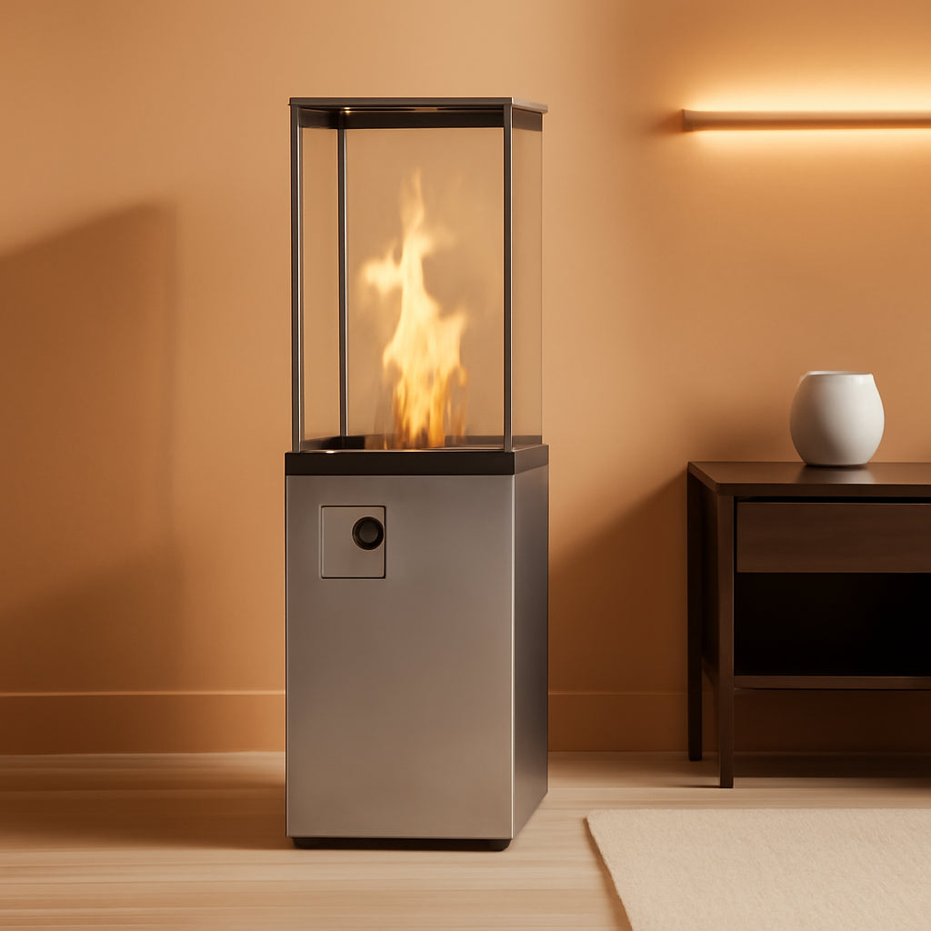 41000 BTU Propane Patio Heater With Metal Hood For Outdoor Use