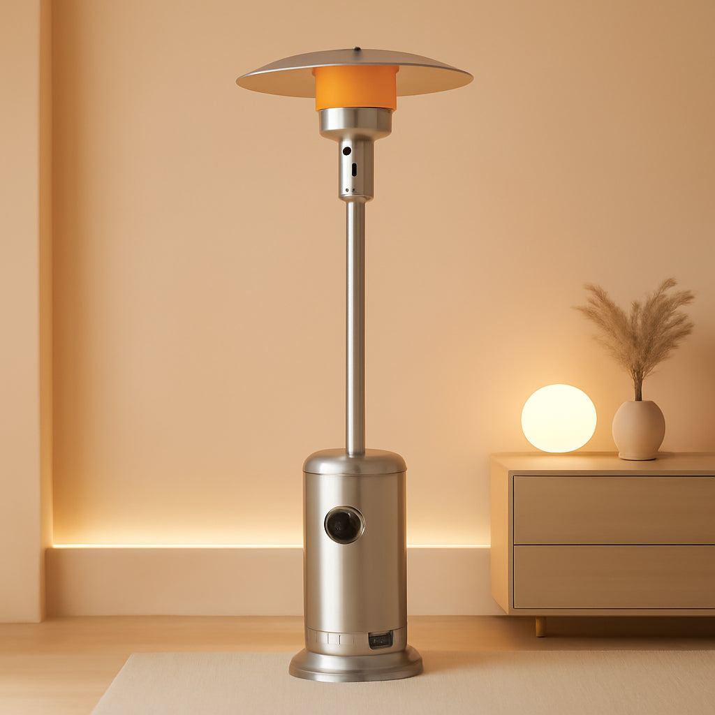 50000 BTU Propane Patio Heater Stainless Steel Trip Protection