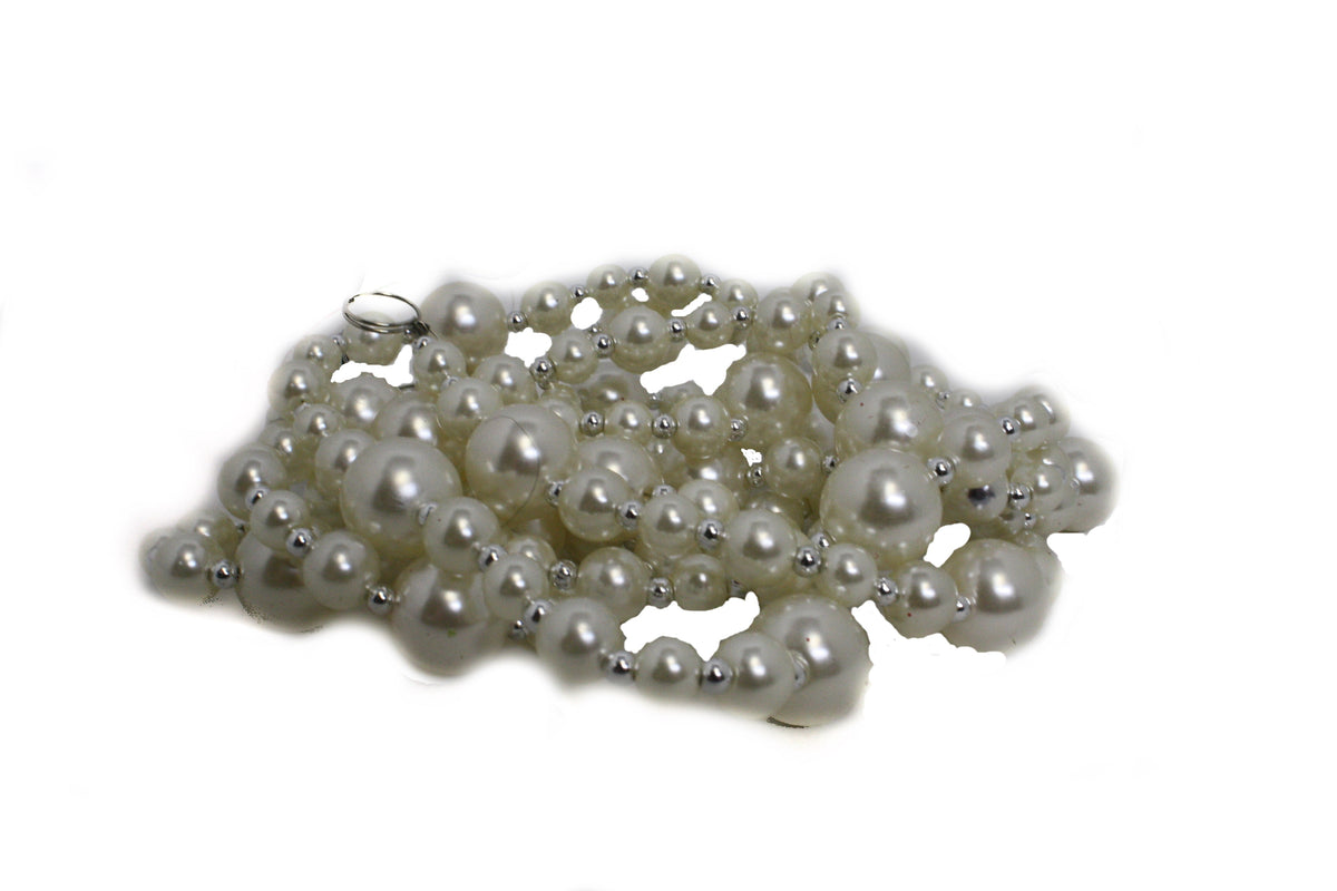 6 Foot Pearl Garland - 3 Sizes of Beads
