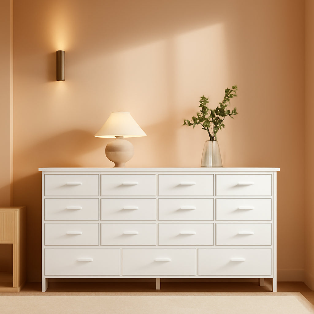 63.3 Inch Bedroom Dresser With Built In Power Outlets