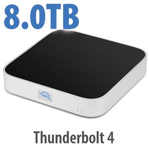 8.0TB (NVMe) OWC miniStack STX Stackable Storage and Thunderbolt Hub Xpansion
