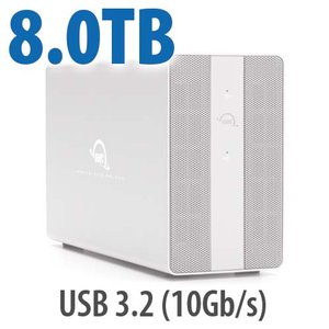 8.0TB OWC Mercury Elite Pro Dual SSD RAID Storage Solution with USB 3.2 (10Gb/s) +