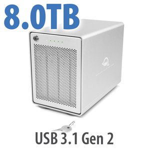 8.0TB OWC Mercury Elite Pro Quad RAID 5 4-Drive HDD Storage Solution