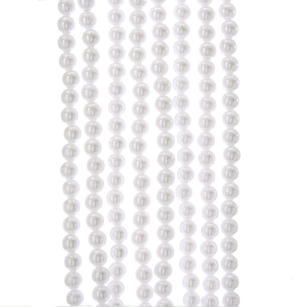 9 Foot White Faux Pearl Garland