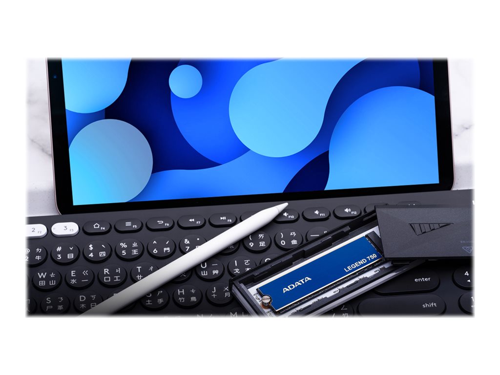 ADATA Legend 750 - SSD - 1 TB - internal - M.2 2280 - PCIe 3.0 x4 (NVMe) - 256-bit AES