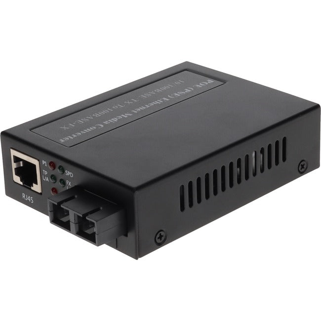 ADD-FMCP-FX-SC POE Media Converter - 100Base-TX to 100Base-FX Multi-Mode Fiber SC