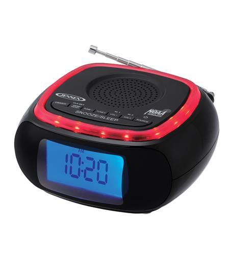 AM/FM Weather Band Clock Radio JEN-JEP-725