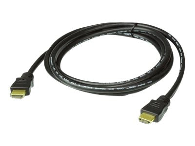ATEN - HDMI cable with Ethernet - HDMI male to HDMI male - 6.6 ft - black - for ATEN VE1801, VM5404, VM5808; VanCryst VE1801, 2L7D02H-1