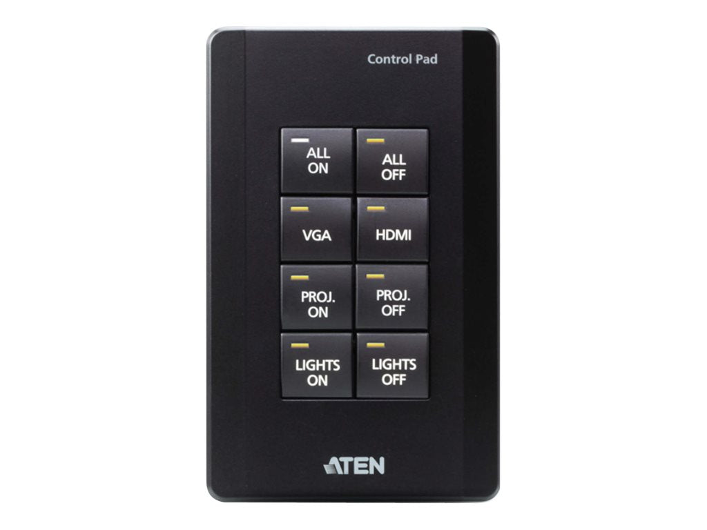 ATEN VanCryst VK0100 - Keypad - wired - 10/100 Ethernet - black VK01001