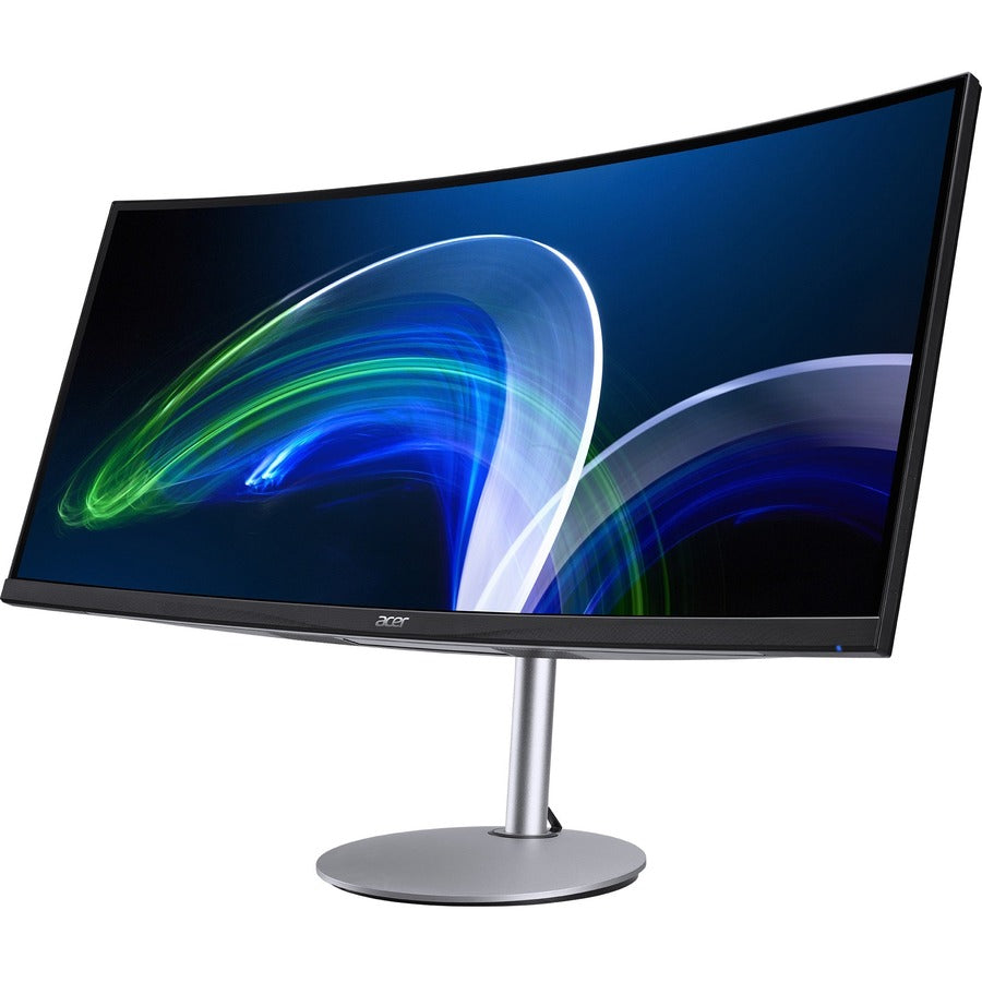 Acer CB342CU 34" Class UW-QHD LED Monitor - 21:9 - Silver - 34" Viewable - In-plane