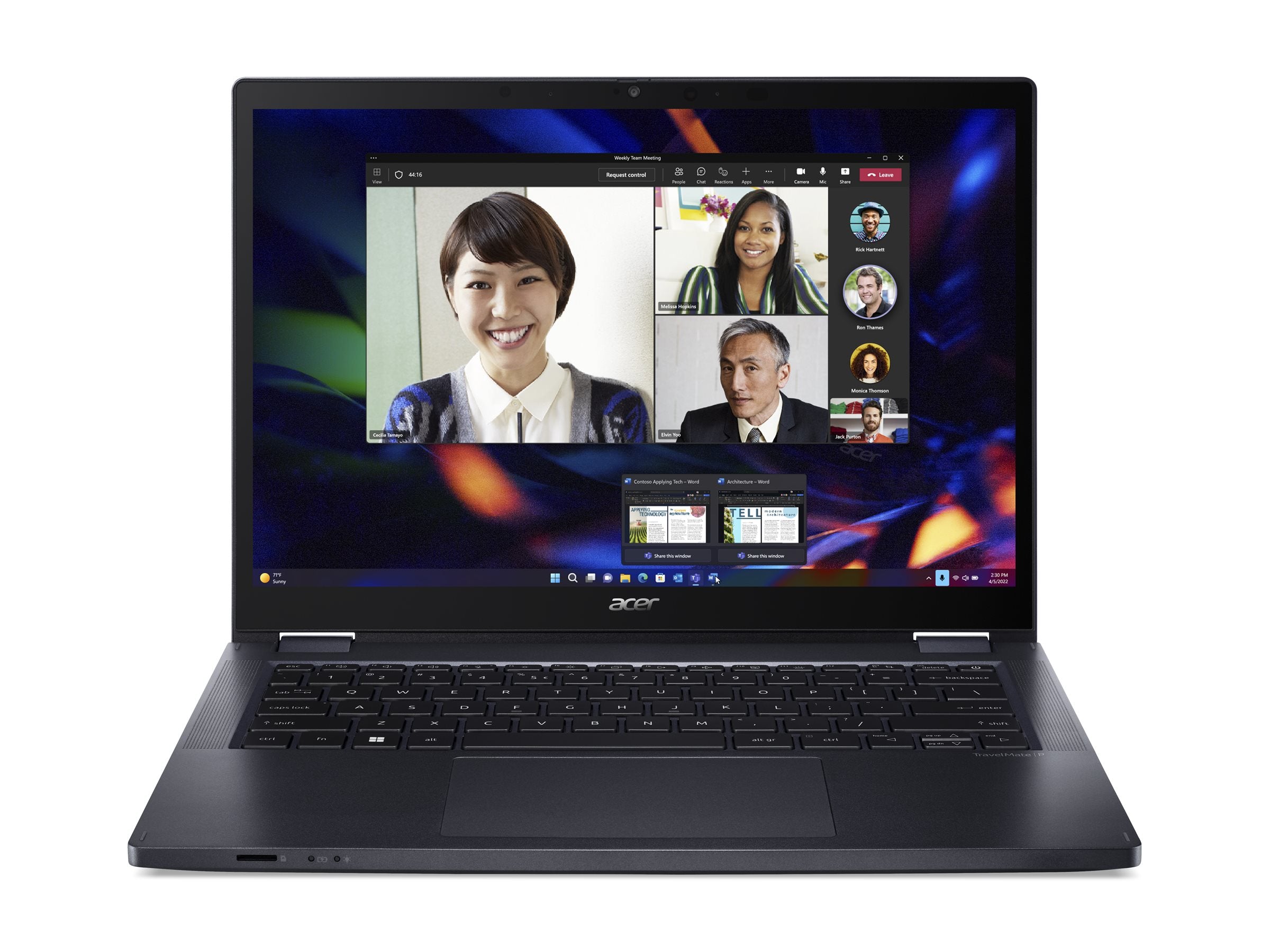 Acer TravelMate P4 Spin 14 TMP414RN-53 Convertible Laptop Intel Core i5 1335U Win 11 Pro Education