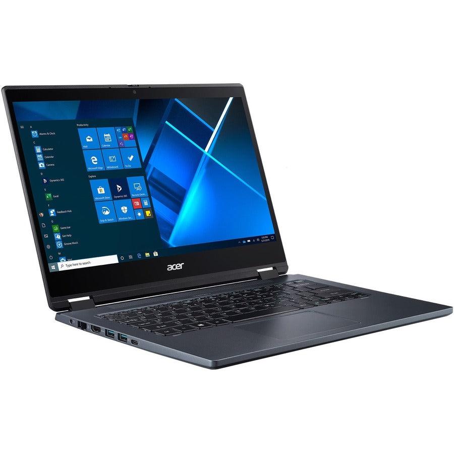 Acer TravelMate Spin P4 P414RN-51 TMP414RN-51-70TN 14" Touchscreen Convertible 2 in 1 Notebook - Full HD - 1920 x 1080 - Intel Core i7 11th Gen i7-1165G7 Quad-core (4 Core) 2.80 GHz - 16 GB Total RAM - 512 GB SSD - Slate Blue