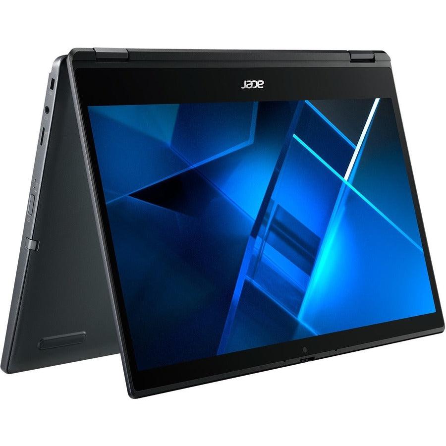 Acer TravelMate Spin P4 P414RN-51 TMP414RN-51-70TN 14" Touchscreen Convertible 2 in 1 Notebook - Full HD - 1920 x 1080 - Intel Core i7 11th Gen i7-1165G7 Quad-core (4 Core) 2.80 GHz - 16 GB Total RAM - 512 GB SSD - Slate Blue