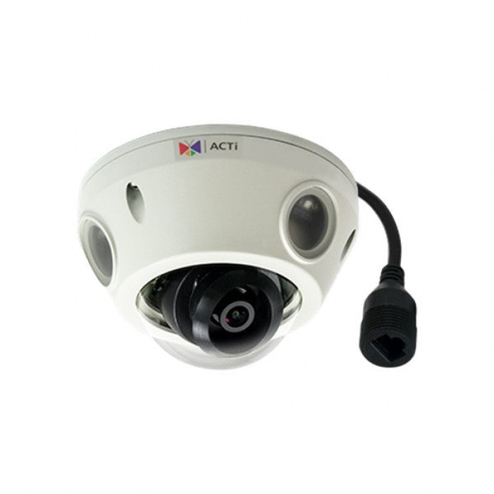 Acti E928 3Mp Outdoor Adaptive Ir Network Mini Vandal Dome