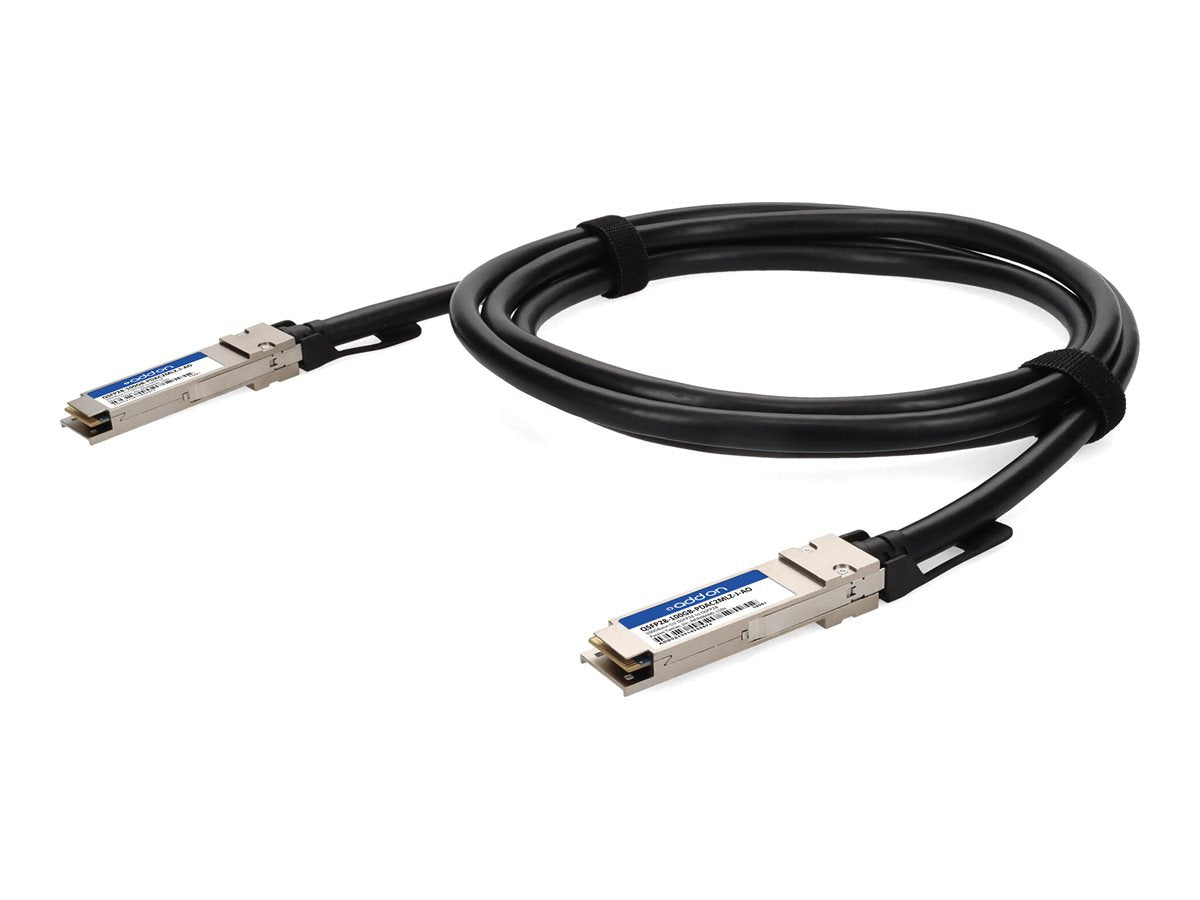AddOn - 100GBase-CU direct attach cable - TAA Compliant - QSFP28 to QSFP28 - 6.6 ft - twinaxial - SFF-8661/ IEEE 802.3bj