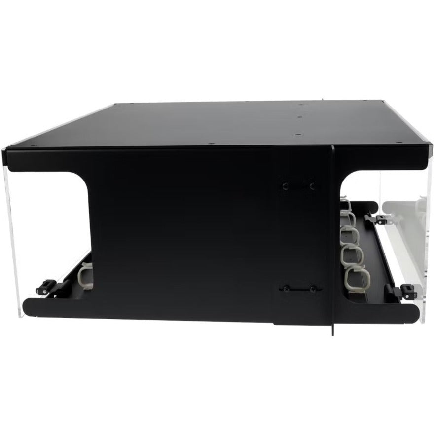 AddOn 19-inch Patch Panel 4U Chassis with 12 Open LGX Cassette Bays ADD-PPC-12BAY