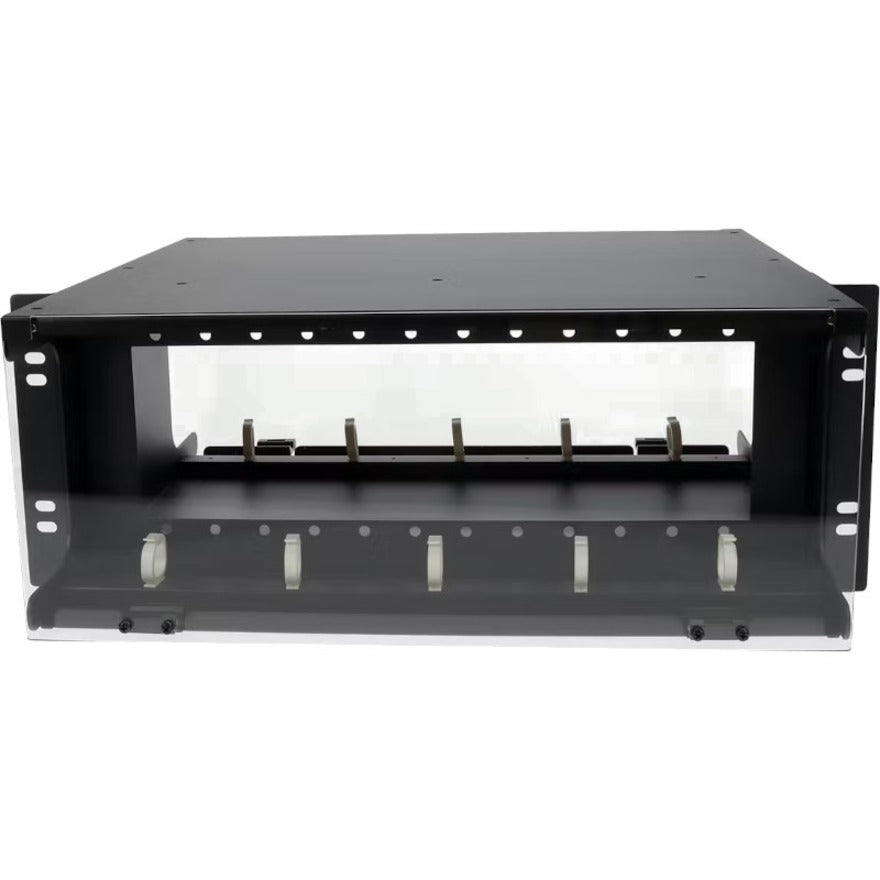 AddOn 19-inch Patch Panel 4U Chassis with 12 Open LGX Cassette Bays ADD-PPC-12BAY