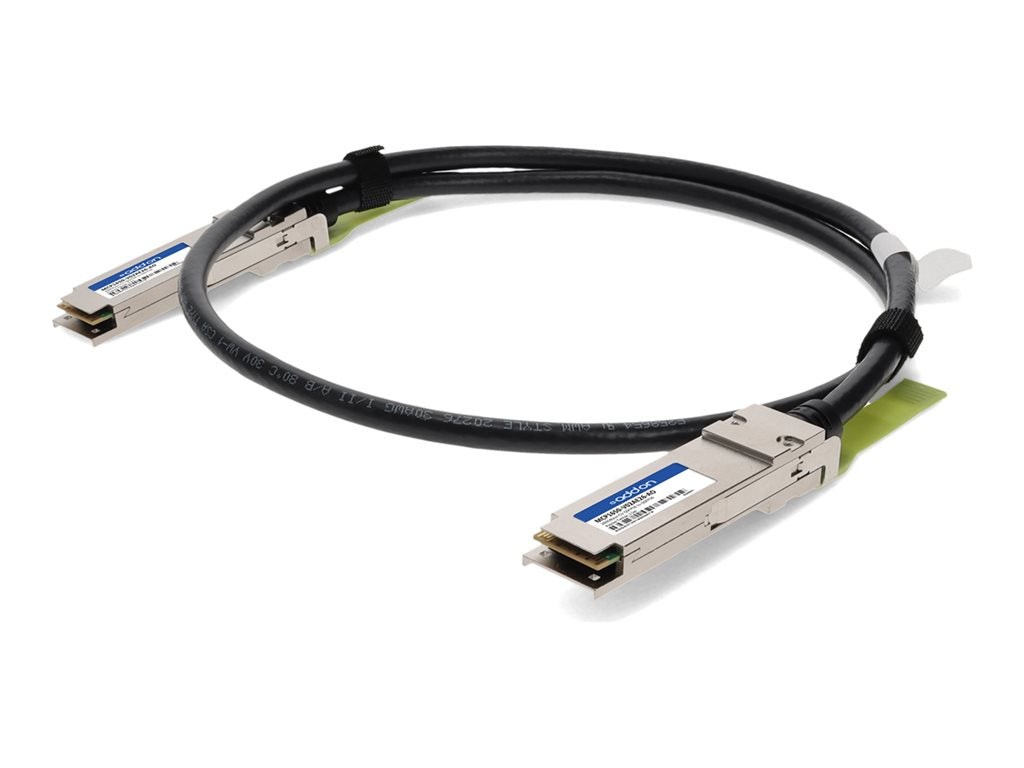 AddOn - 200GBase-CU direct attach cable - TAA Compliant - QSFP56 to QSFP56 - 8 ft - twinaxial - passive MCP1650-V02AE26-AO