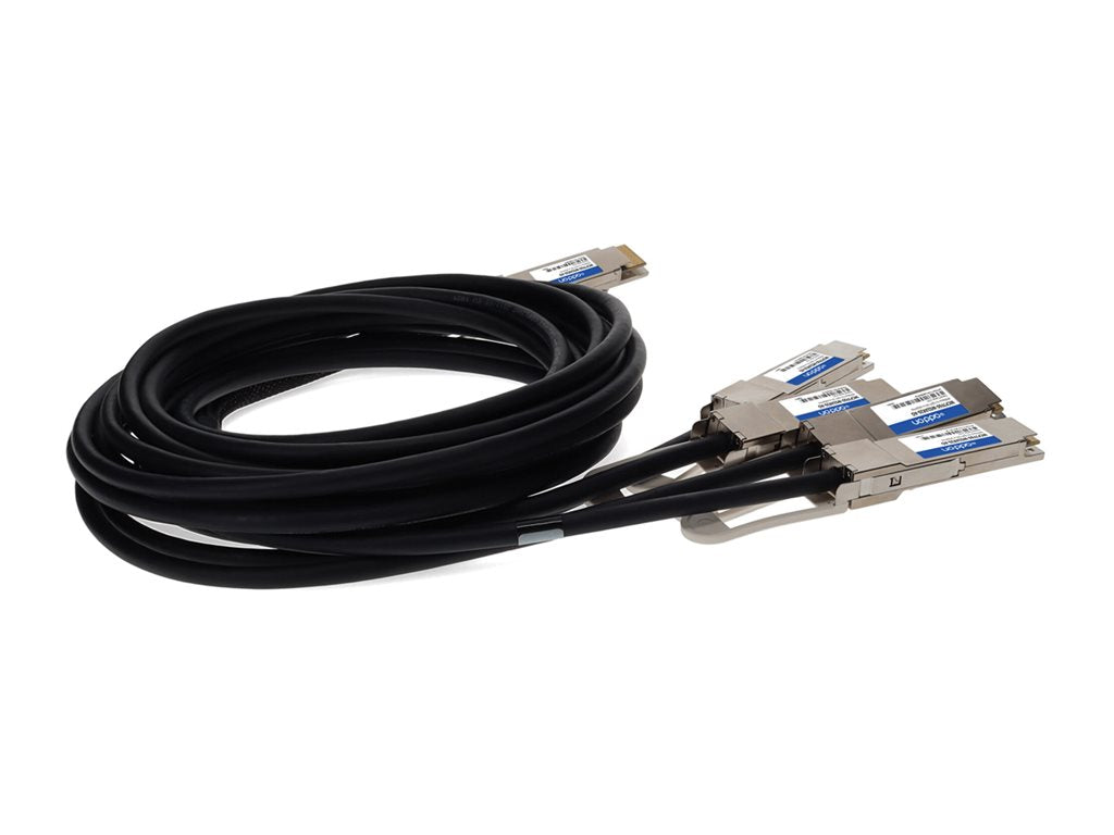 AddOn - 400GBase-CU direct attach cable - TAA Compliant - QSFP-DD to QSFP56 - 8 ft - twinaxial - passive MCP7F60-W02AR26-AO