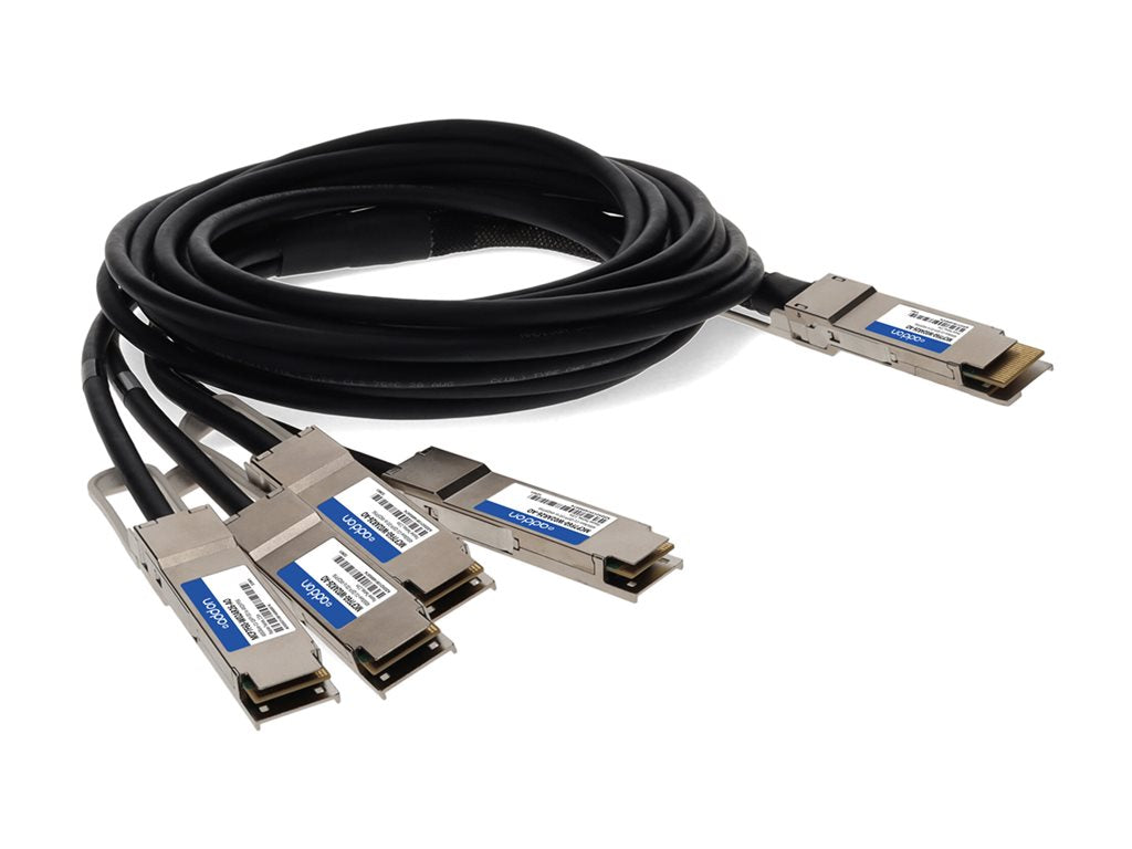 AddOn - 400GBase-CU direct attach cable - TAA Compliant - QSFP-DD to QSFP56 - 8 ft - twinaxial - passive MCP7F60-W02AR26-AO