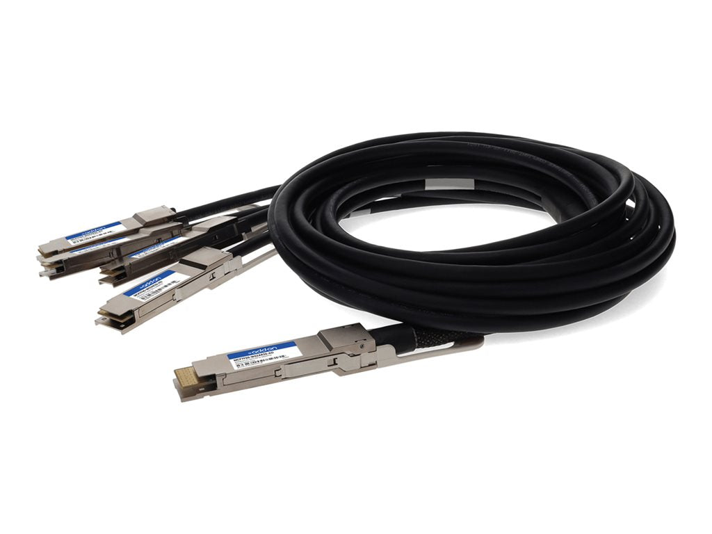 AddOn - 400GBase-CU direct attach cable - TAA Compliant - QSFP-DD to QSFP56 - 8 ft - twinaxial - passive MCP7F60-W02AR26-AO