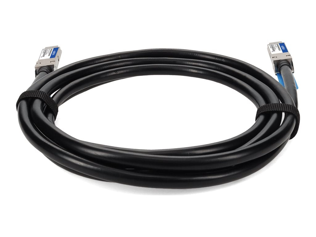 AddOn - 40GBase-CU direct attach cable - TAA Compliant - QSFP+ to QSFP+ - 1.6 ft - twinaxial - halogen-free, passive