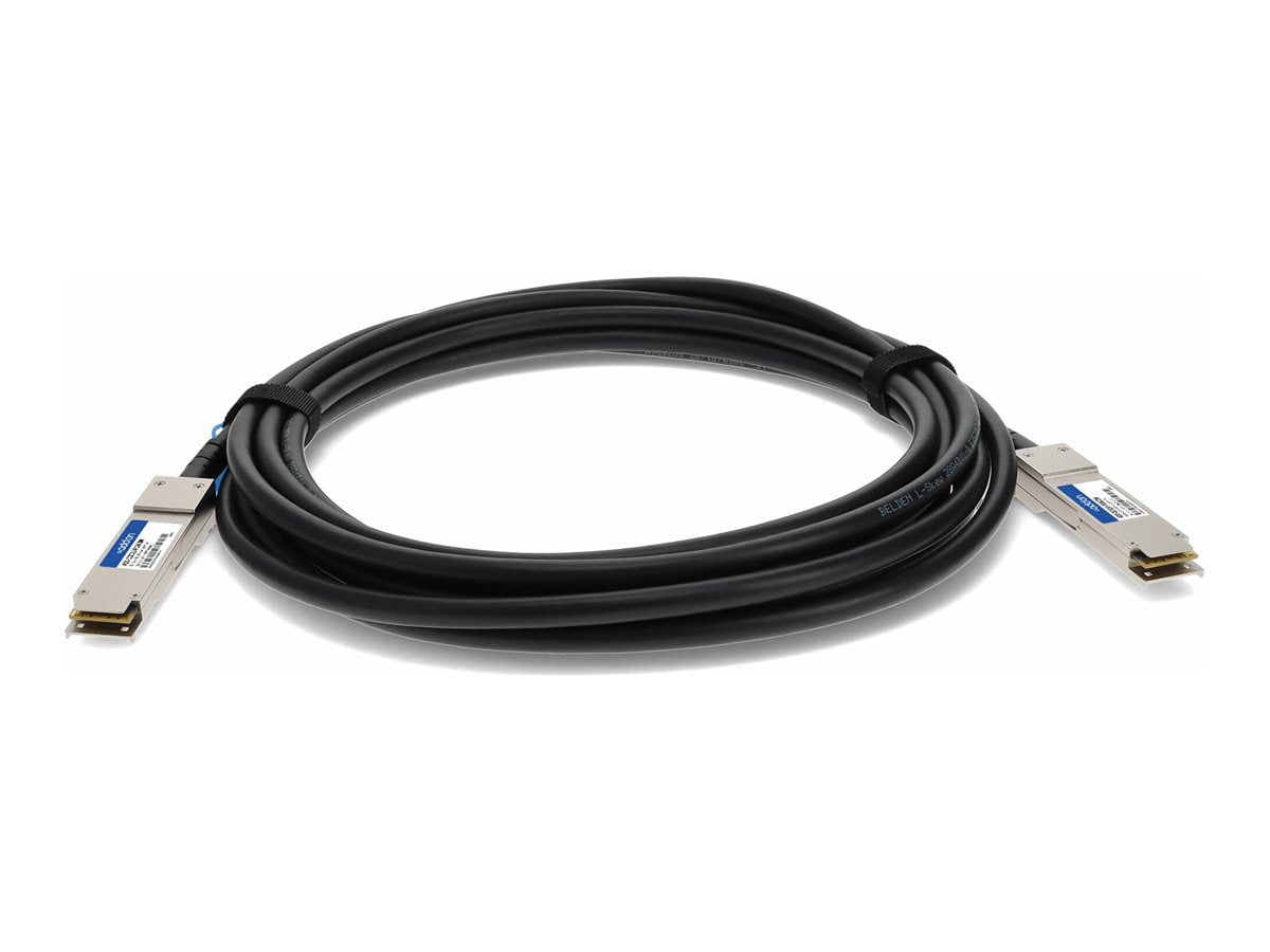AddOn - 40GBase-CU direct attach cable - TAA Compliant - QSFP+ to QSFP+ - 6.6 ft - twinaxial - passive ADD-QCIQJU-PDAC2M